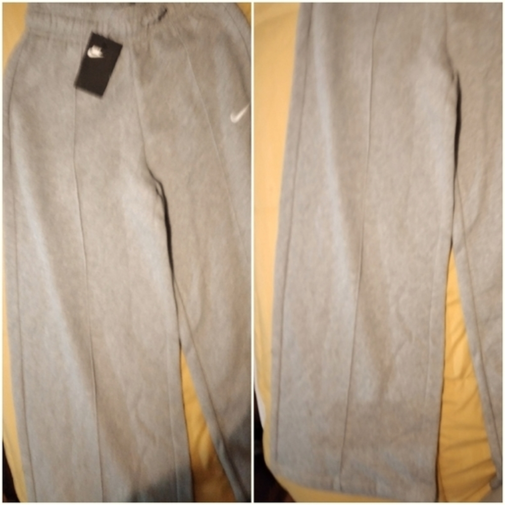 Wide leg sweat pants